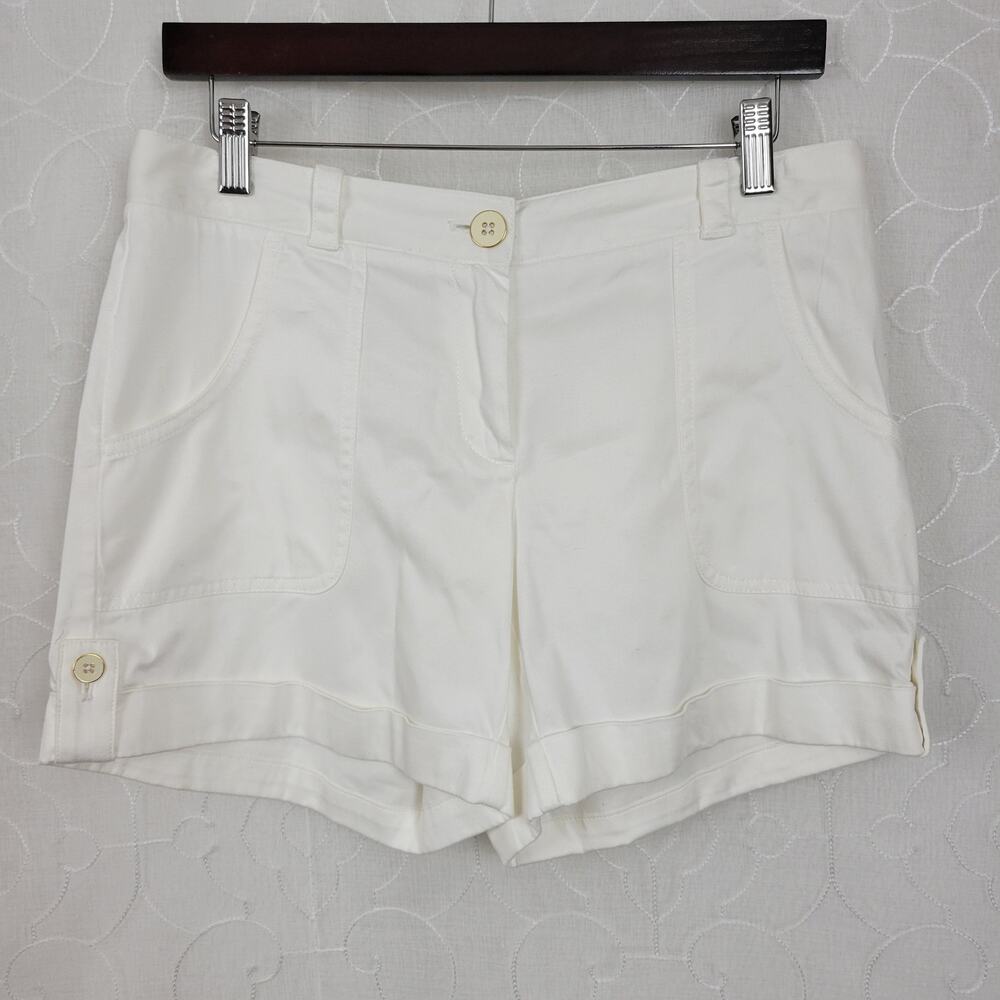 Vineyard Vines Shorts Womens‎ 4 White Tab Hem Sailing Nautical Preppy
